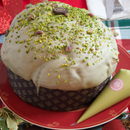 Panettone al Pistacchio con "Pistacchio Verde di Bronte DOP" 750 gr - Sicilia a Casa Tua 